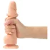 Strap-on-me M - dual-layer suction cup dildo (flesh-coloured)