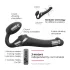 Strap-on-me S - Wearable Airwave Vibrator - (Black)