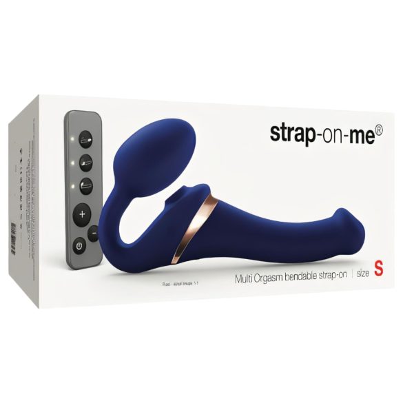 Strap-on-me S - Wearable Air Wave Vibrator (Blue)