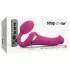Strap-on-me M - strap-on, air-pulse vibrator (pink)