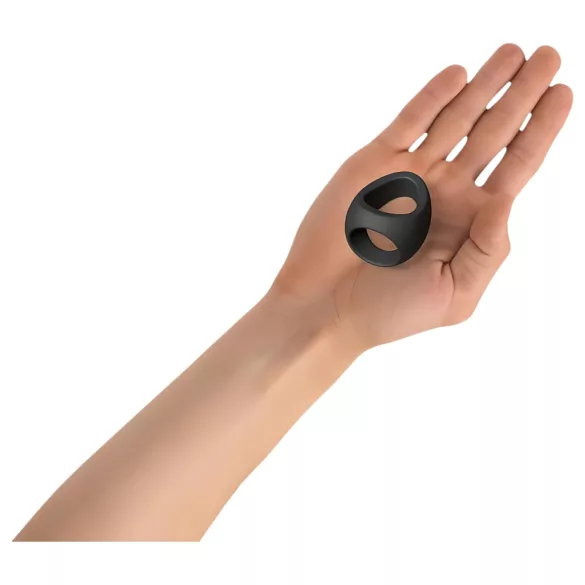 Love to Love Flux - Black Silicone Penis Ring