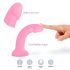 Dildolls Glitzy - Pink Silicone Suction Cup Dildo