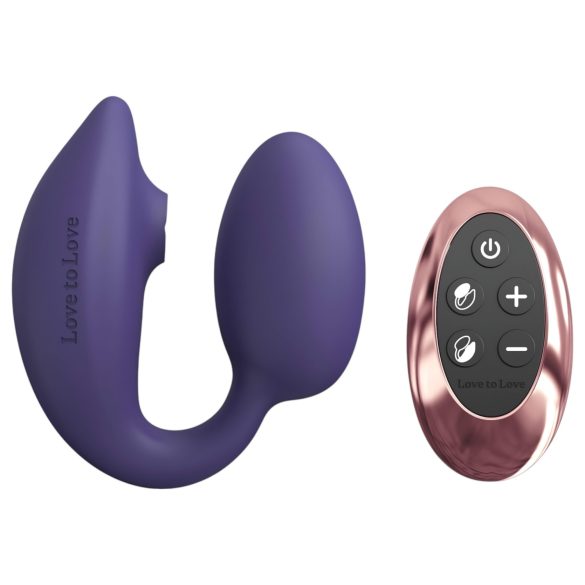 Love to Love Wonderlover - Clitoral & G-Spot Vibrator (Dark Purple)