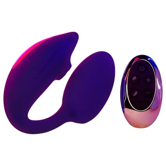 Love to Love Wonderlover - Clitoral & G-Spot Vibrator (Dark Purple)