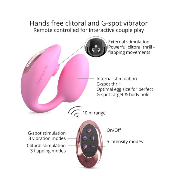 Love to Love Wonderlover - Clitoral & G-Spot Vibrator (Pink)
