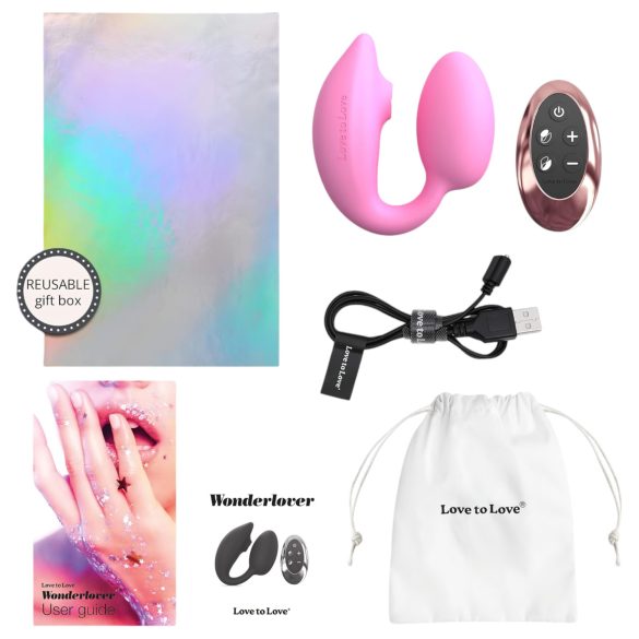 Love to Love Wonderlover - Clitoral & G-Spot Vibrator (Pink)