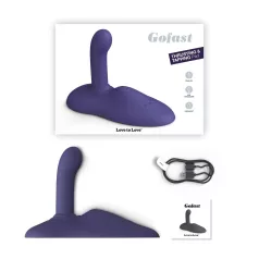   Love to Love GoFast - thrusting and clitoral vibrator with suction cup (blue)