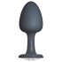 Dorcel Geisha Diamond Plug L - Black Anal Plug with White Gem