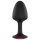 Dorcel Geisha Ruby L - Black Anal Plug with Pink Gem