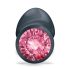 Dorcel Geisha Ruby L - Black Anal Plug with Pink Gem