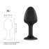 Dorcel Geisha Diamond XL Anal Plug - Black with White Gemstone