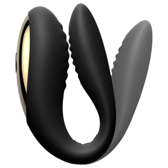 Dorcel Perfect Lover - Rechargeable Remote Couple's Vibrator (Black)