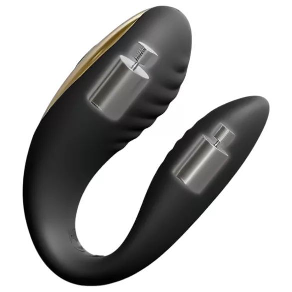 Dorcel Perfect Lover - Rechargeable Remote Couple's Vibrator (Black)
