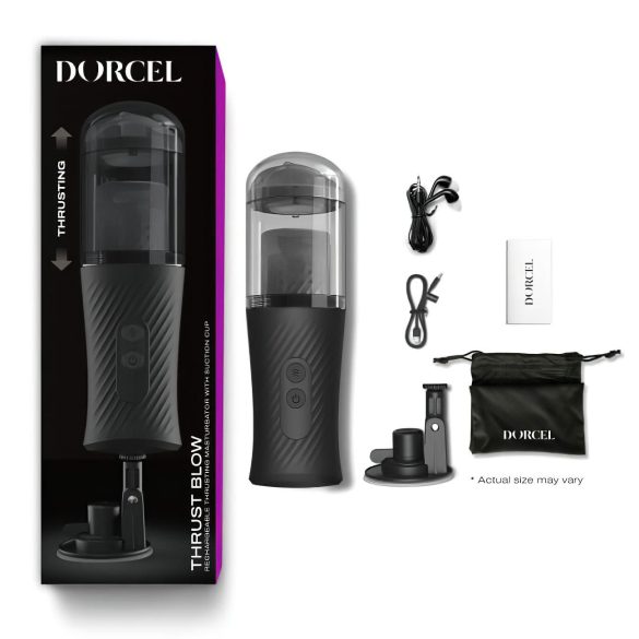 Dorcel Thrust Blow - Rechargeable Thrusting Masturbator (Black)