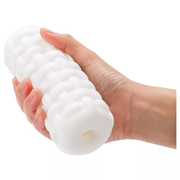 Dorcel Cup Tight - beaded‑chamber masturbator for men (white)