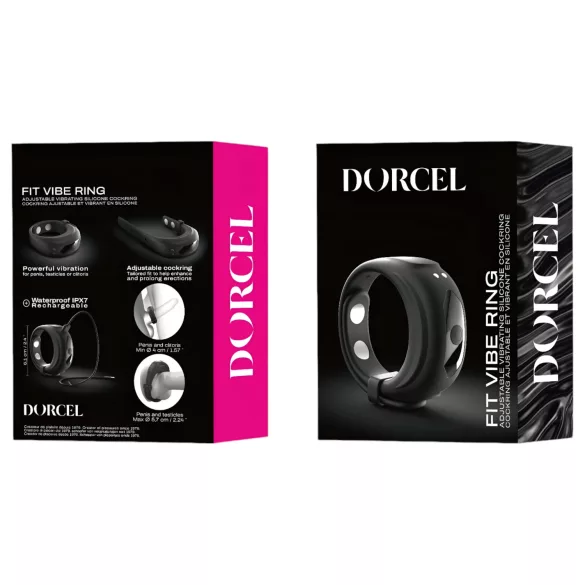 Dorcel - Adjustable Vibrating Ring (Black)