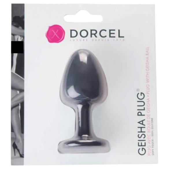 Dorcel Geisha M Beaded Anal Plug (Black)