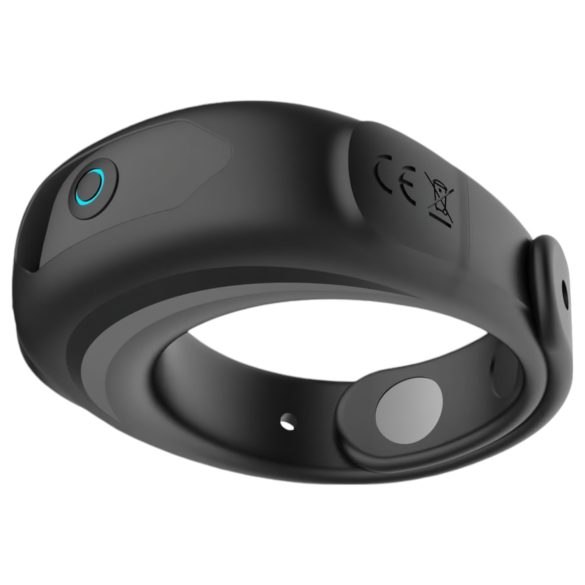 Funny Me - Rechargeable, Adjustable Vibrating Ring (Black)