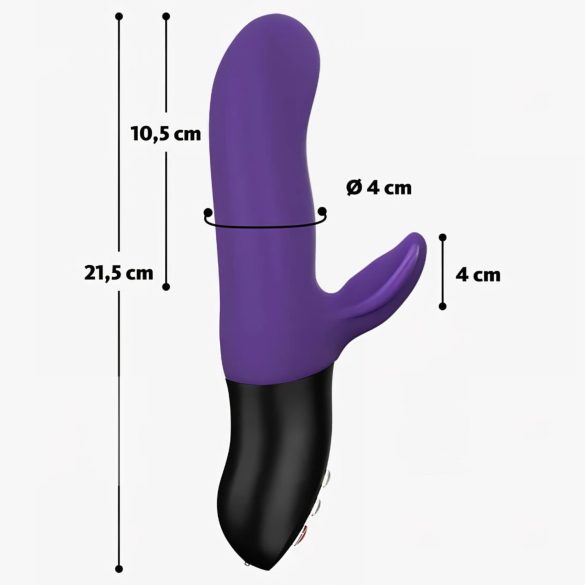 Fun Factory Bi Stronic Fusion - Thrusting Vibrator with Clitoral Arm (Purple)