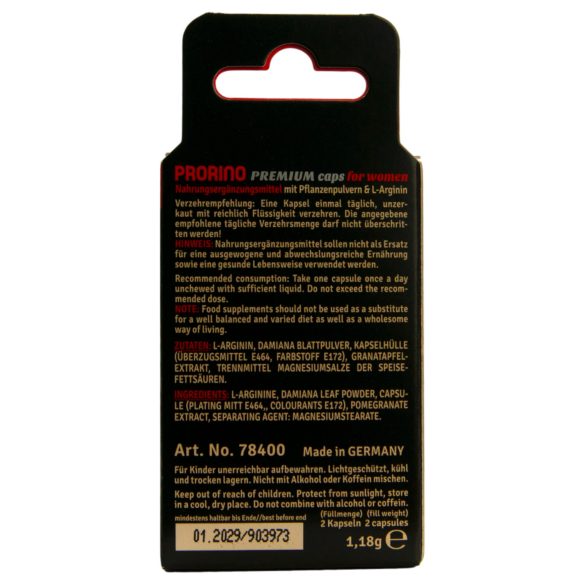 PRORINO - Dietary Supplement Capsules for Women (2-Pack)