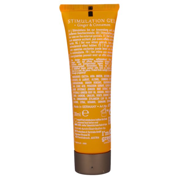 HOT Shiatsu - Stimulating Cream for Women - Ginger & Cinnamon (30ml)