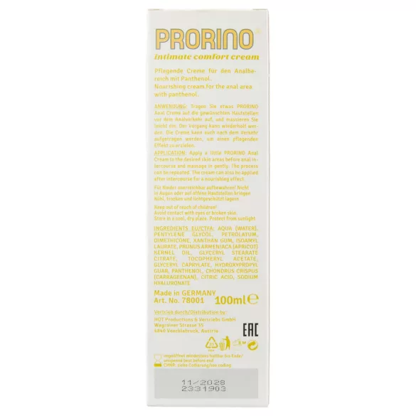HOT Prorino - Anal Care Cream (100ml)