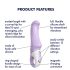 Satisfyer Charming Smile - Waterproof Rechargeable G-Spot Vibrator (Purple)