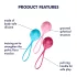Satisfyer Strengthening Balls - 3-Piece Kegel Ball Set