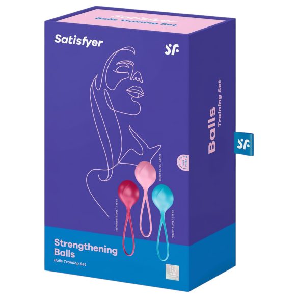 Satisfyer Strengthening Balls - 3-Piece Kegel Ball Set