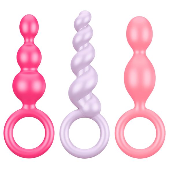 Satisfyer Booty Call - Colorful Anal Plug Set (3 Pieces)