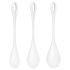 Satisfyer Yoni Power 1 - Geisha Ball Set - White (3-piece)