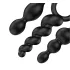 Satisfyer Booty Call - Black Anal Plug Set (3 Pieces)
