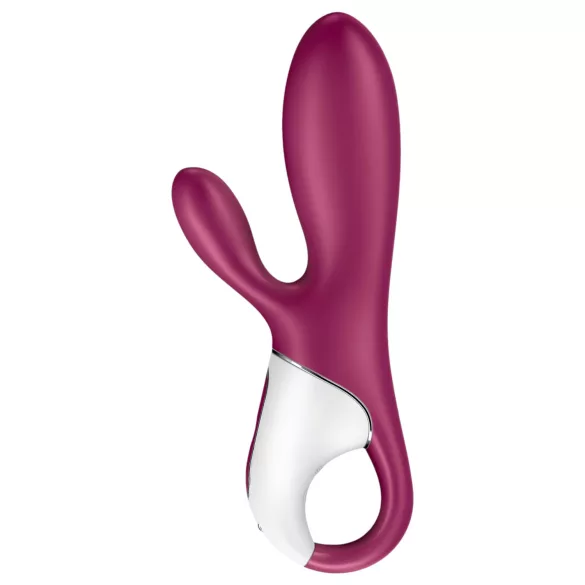 Satisfyer Hot Bunny - App-controlled warming rabbit clitoral vibrator (red)