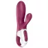 Satisfyer Hot Bunny - App-controlled warming rabbit clitoral vibrator (red)