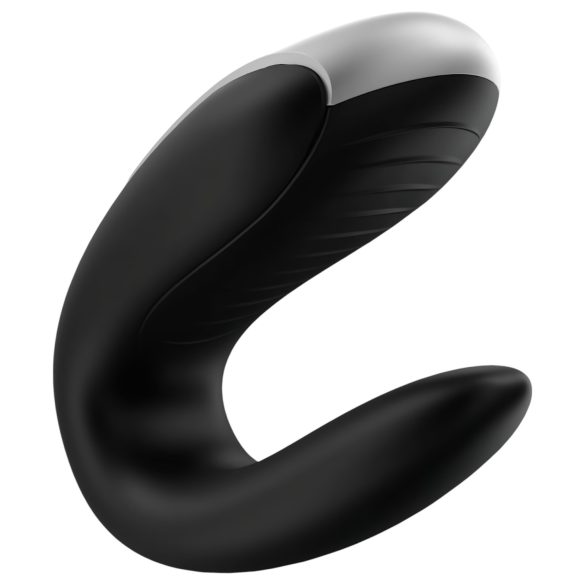 Satisfyer Double Fun - Smart, Waterproof Couples Vibrator (Black)
