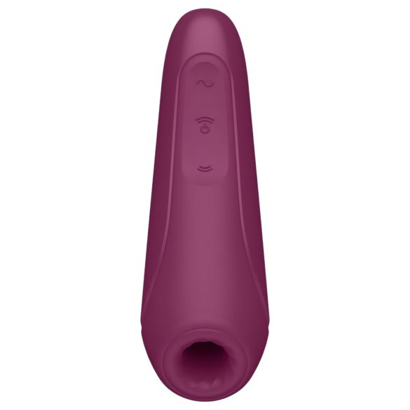 Satisfyer Curvy 1+ - Smart Air-Pulse Clitoral Stimulator (Red)