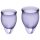 Satisfyer Feel Confident - Menstrual Cup Set (Purple)