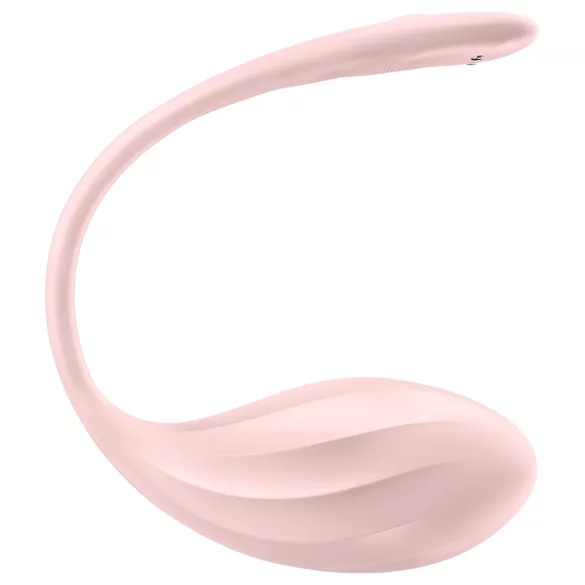 Satisfyer Ribbed Petal - wearable remote-controlled vibrating egg (pink)