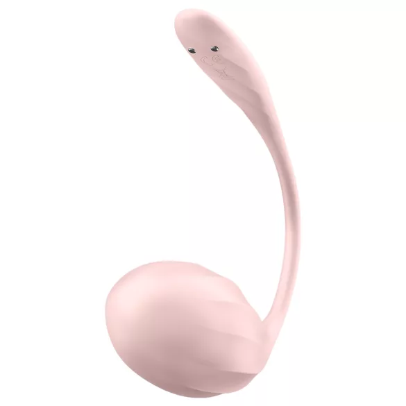 Satisfyer Ribbed Petal - wearable remote-controlled vibrating egg (pink)