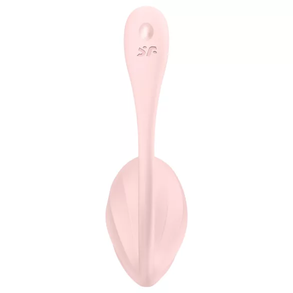 Satisfyer Ribbed Petal - wearable remote-controlled vibrating egg (pink)