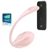Satisfyer Ribbed Petal - wearable remote-controlled vibrating egg (pink)