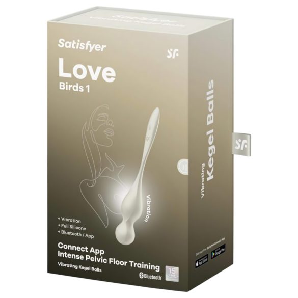 Satisfyer Love Birds 1 - Smart Vibrating Love Ball (White)