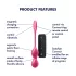 Satisfyer Love Birds 2 - App-controlled vibrating Kegel ball (pink)