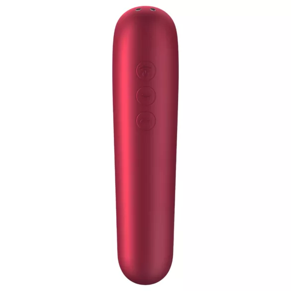 Satisfyer Dual Love - Smart Red Vibrator for G-Spot & Clitoral Pleasure