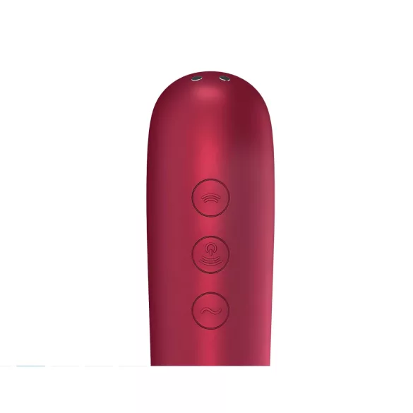 Satisfyer Dual Love - Smart Red Vibrator for G-Spot & Clitoral Pleasure