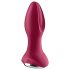 Satisfyer Rotator Plug 2 - Rechargeable Beaded Anal Vibrator (Red)