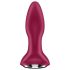 Satisfyer Rotator Plug 2 - Rechargeable Beaded Anal Vibrator (Red)