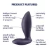 Satisfyer Power Plug - App-controlled anal vibrator (purple)