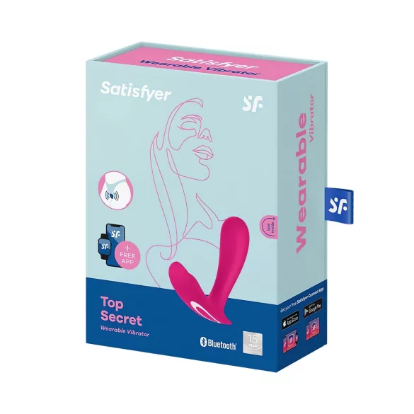 Satisfyer Top Secret - App-controlled vibrator (pink)