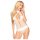 Penthouse Perfect Lover - White Halter Bodysuit